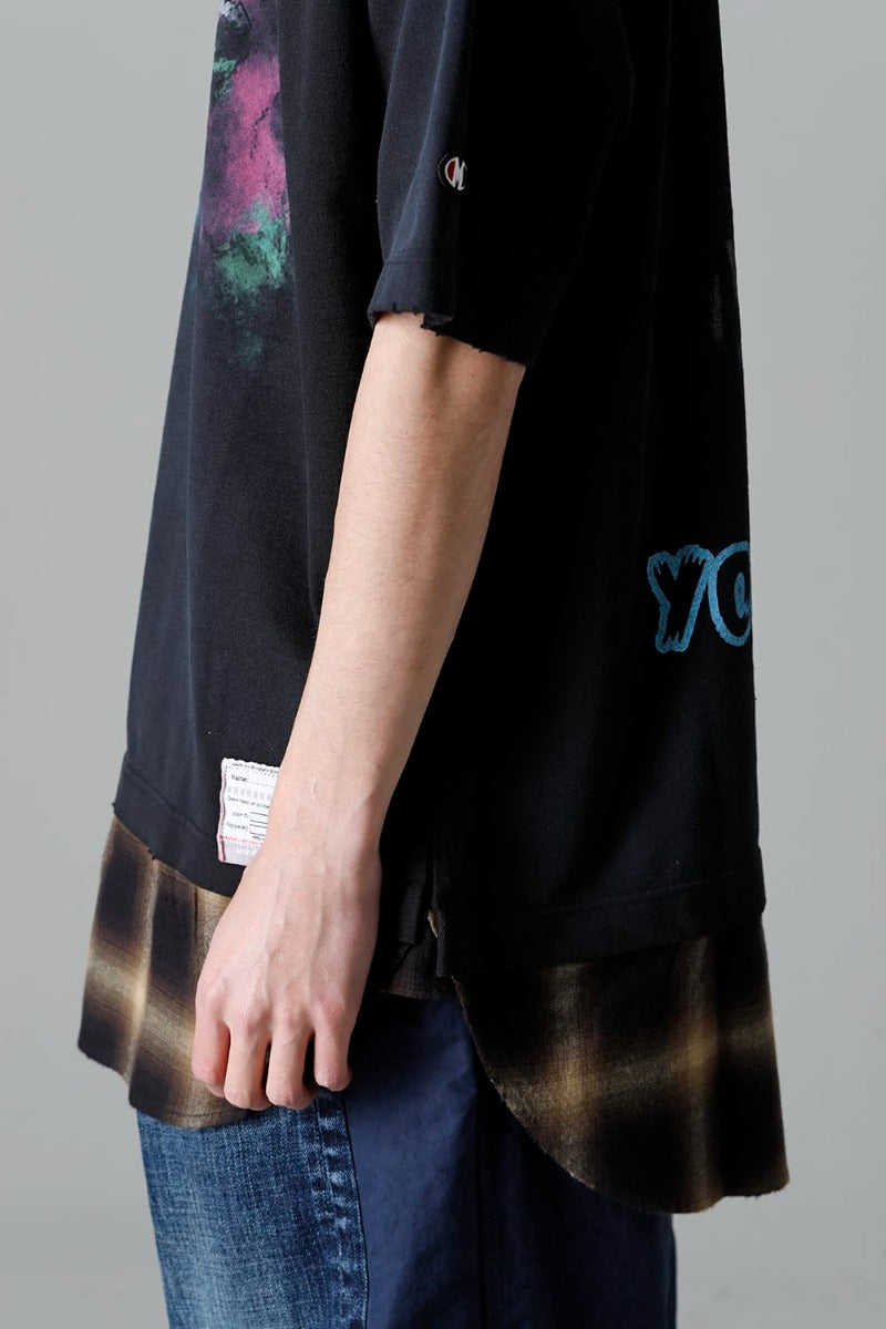 Shirt layered Tee