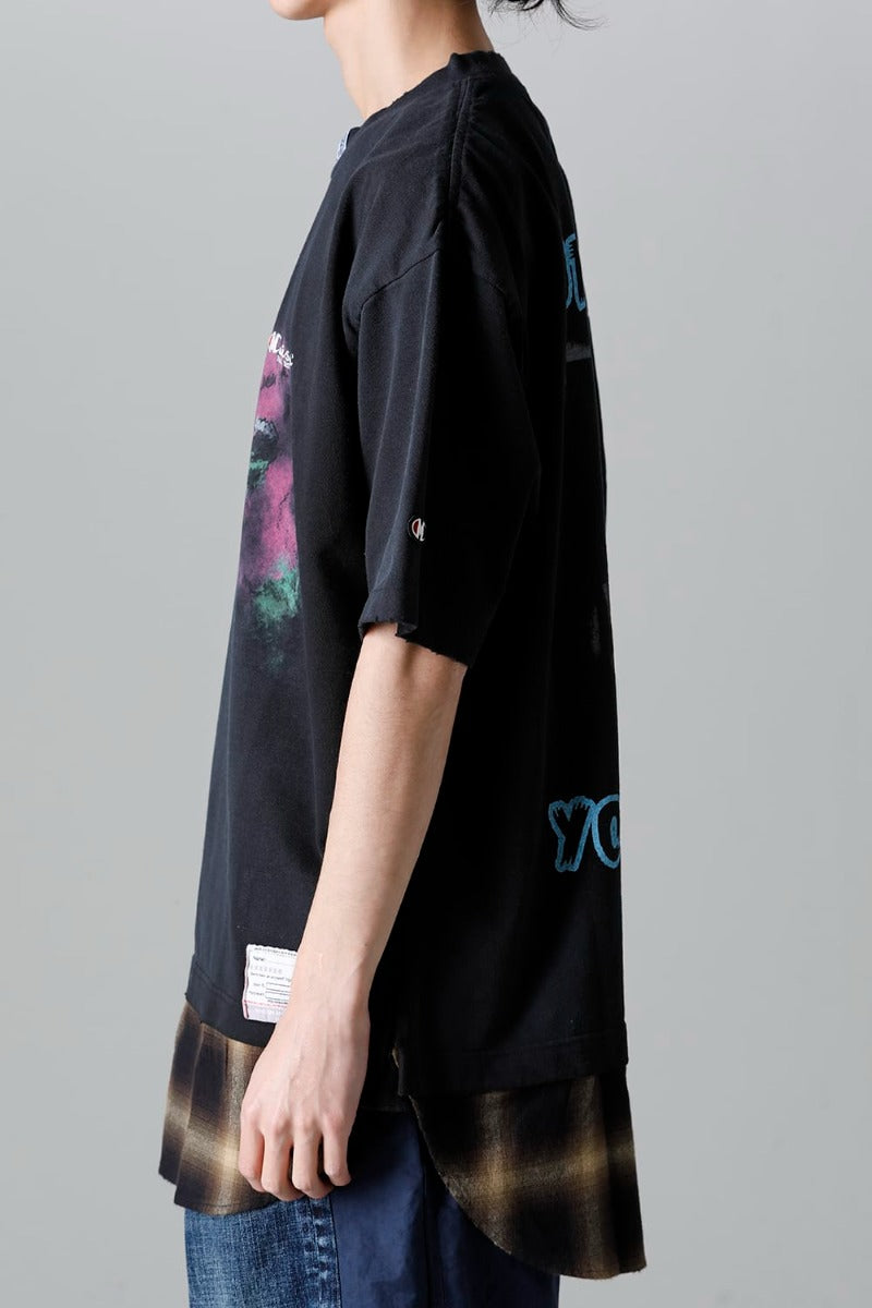 Shirt layered Tee