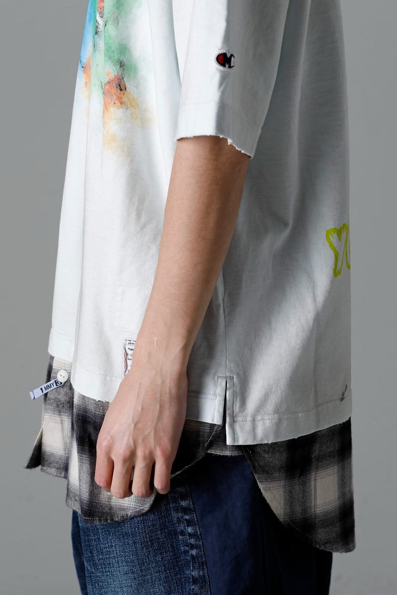 Shirt layered Tee