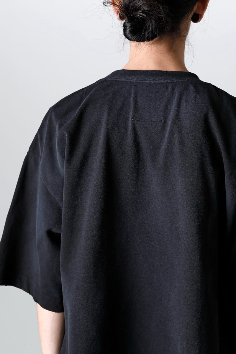 Trompe l'oeil printed Tee  Black