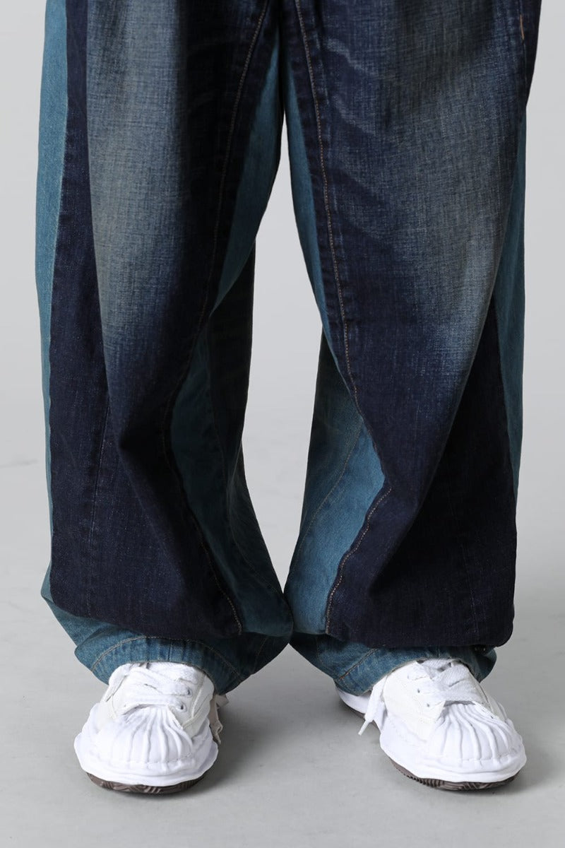 Embeded Denim Trousers