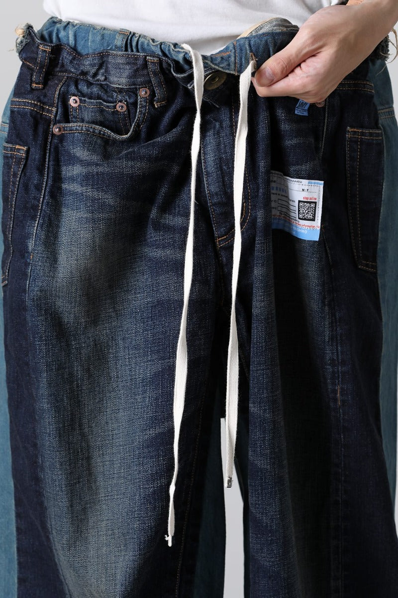 Embeded Denim Trousers
