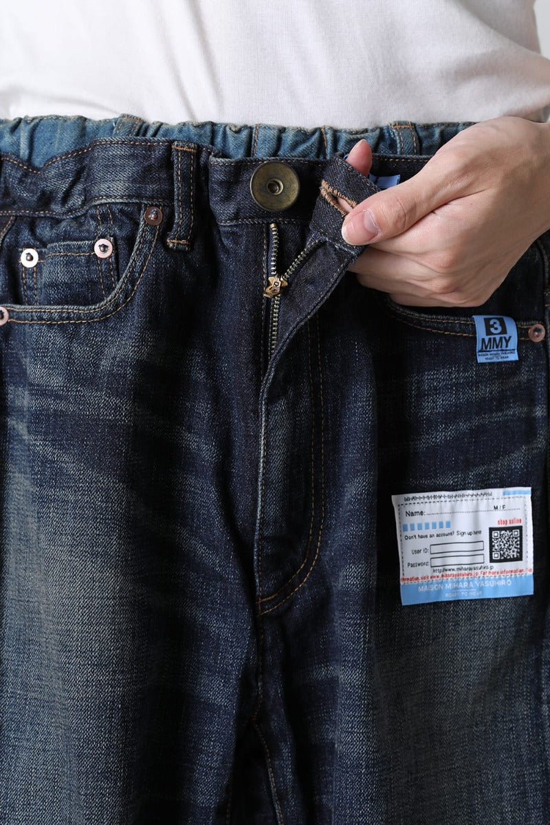 Embeded Denim Trousers