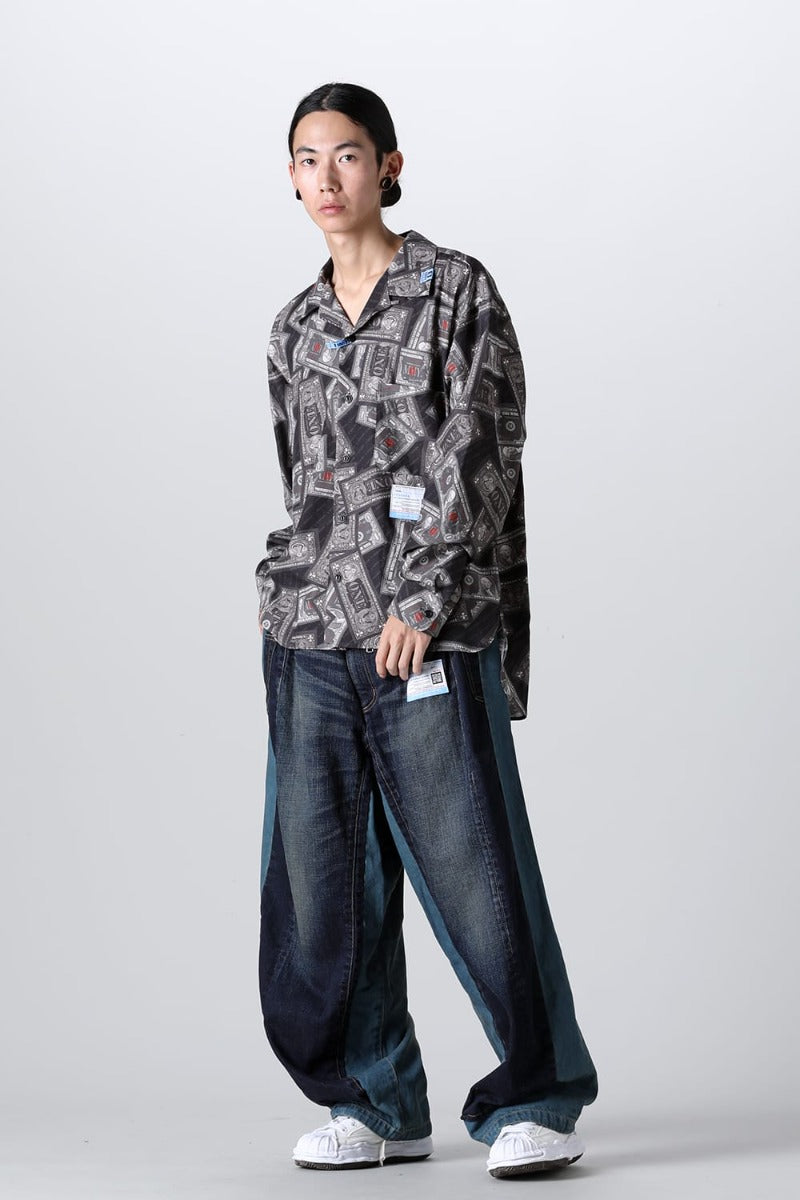 Embeded Denim Trousers