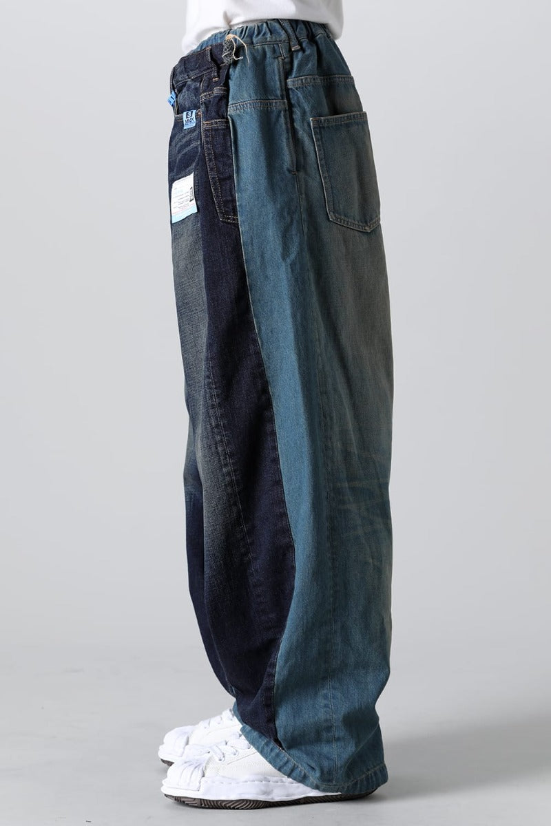 Embeded Denim Trousers