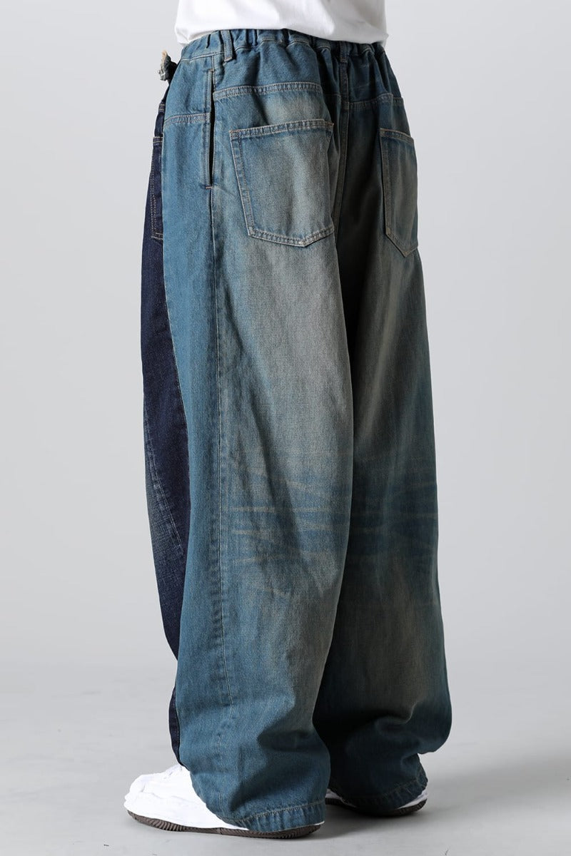 Embeded Denim Trousers