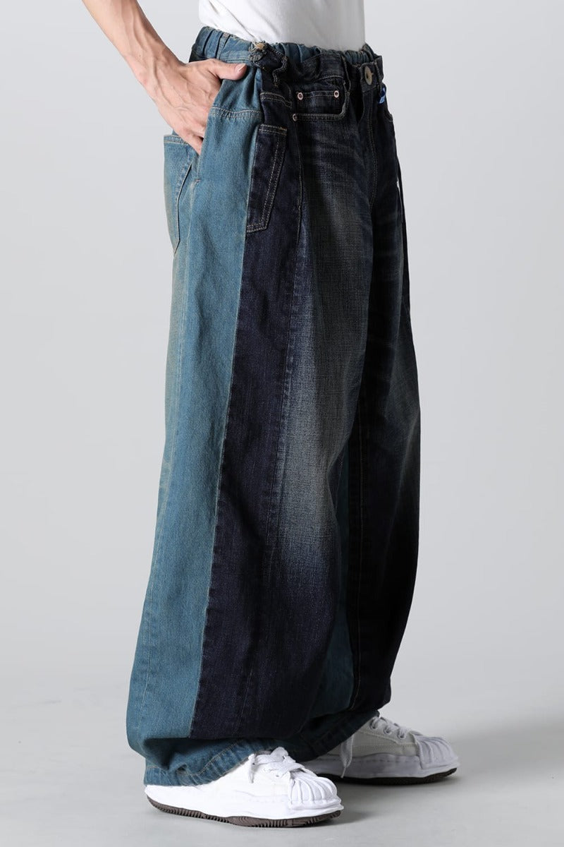 Embeded Denim Trousers
