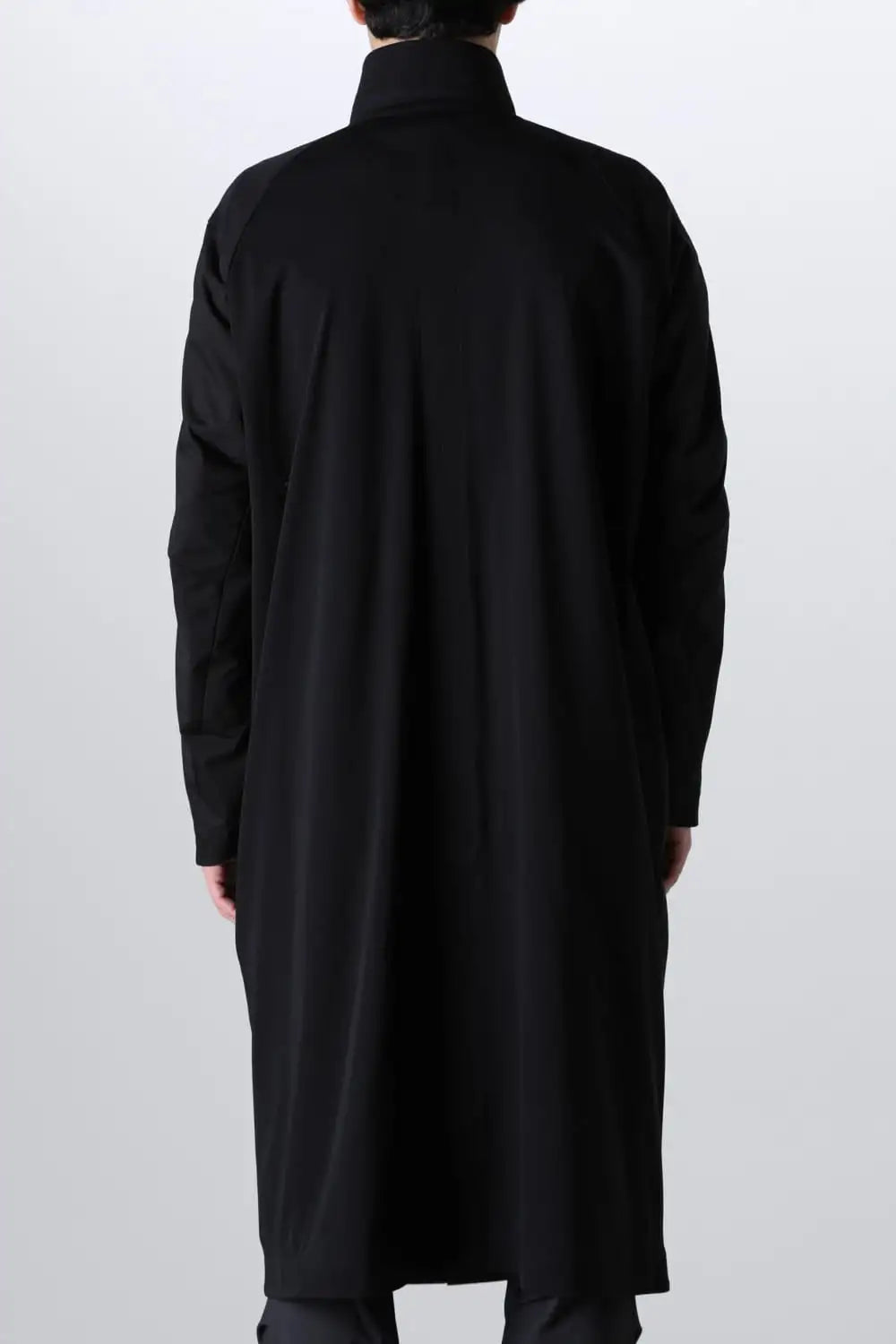 Hight neck coat water repellent polyester