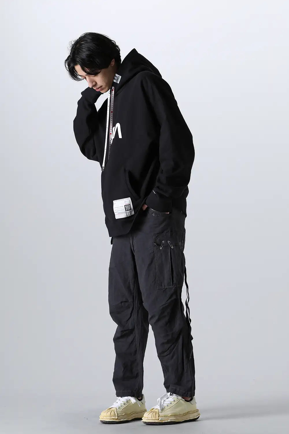 NASA Printed Hoodie Black