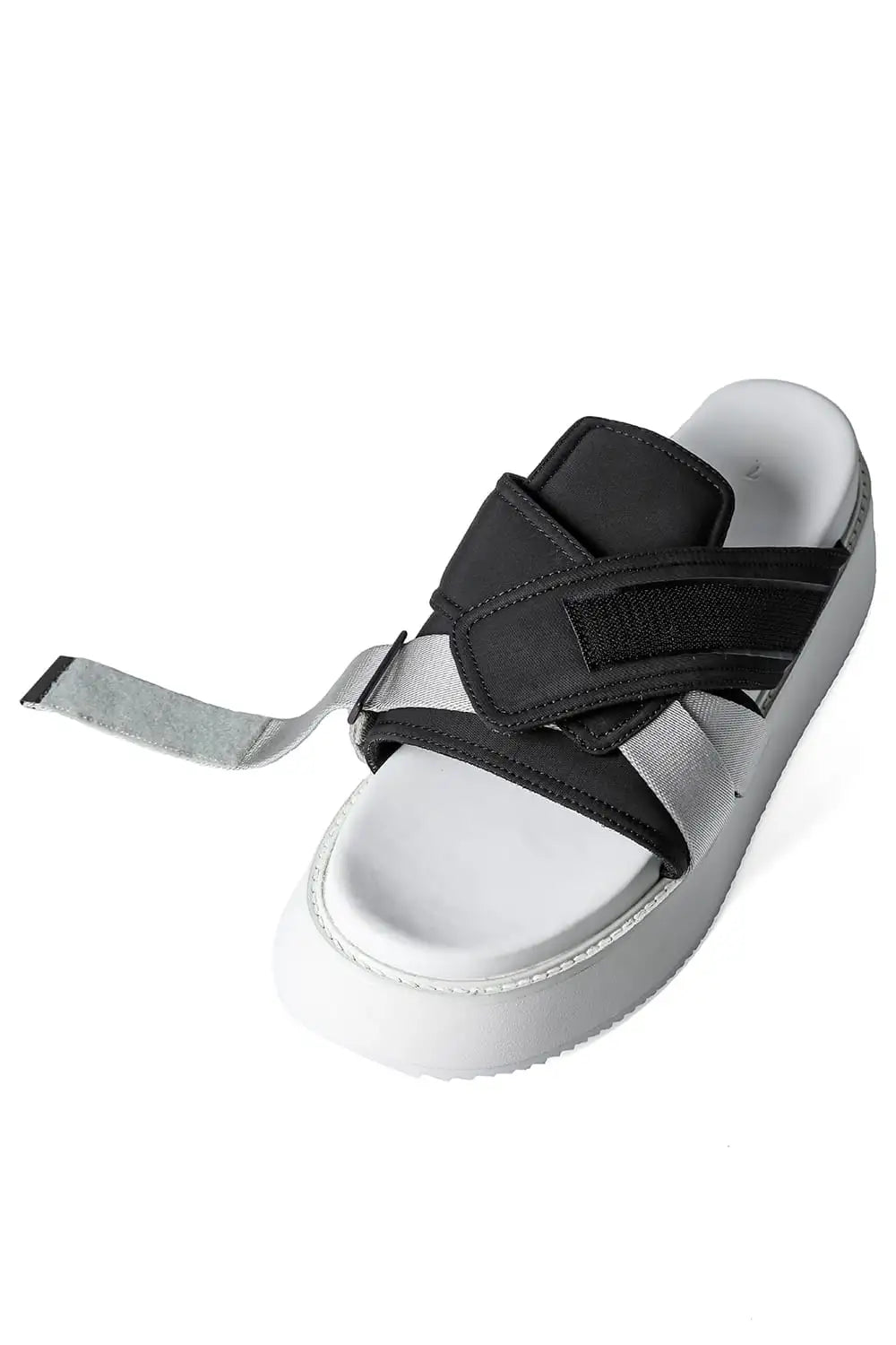 Velcro Sandal Black/White