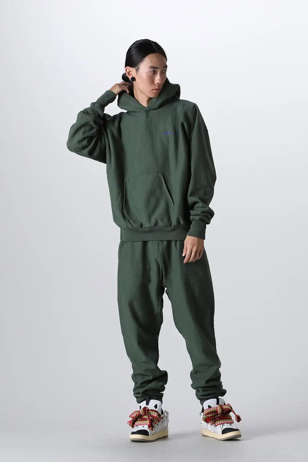 LOGO Sweat Pants Green