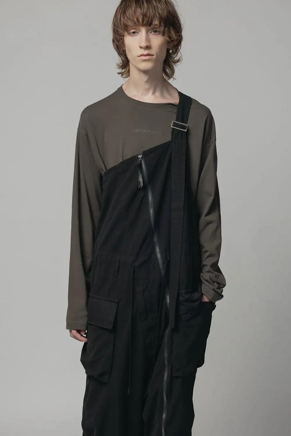 強撚ドライコットン オーバーオール