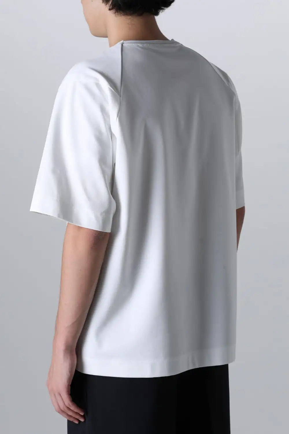 ショートスリーブTシャツ White × White cord