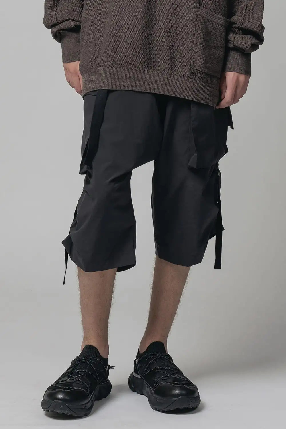 Water-Repellent Short Pants Dark Gray