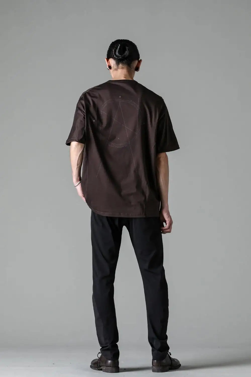 Short sleeve astronomy print C Brown