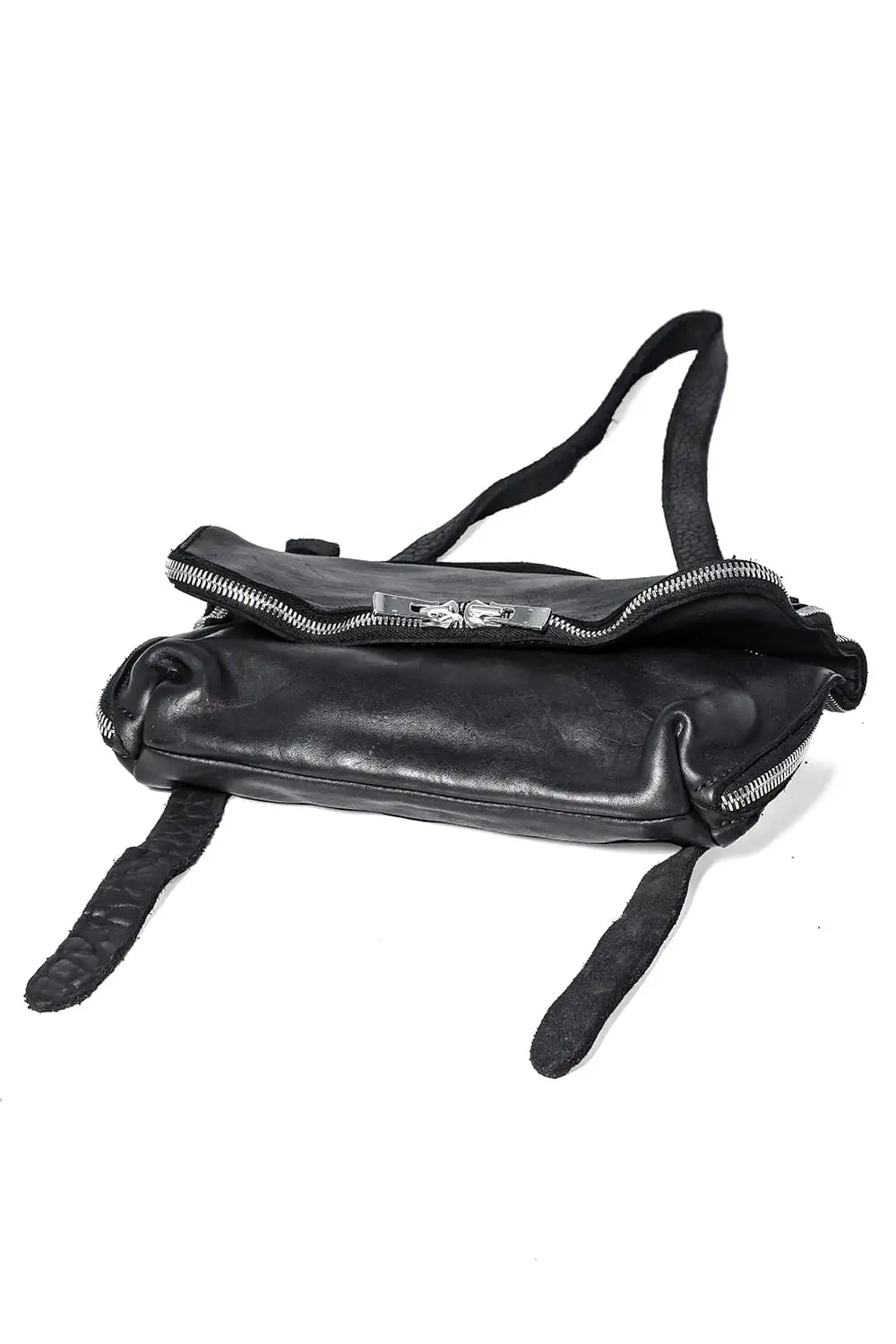 Small Messenger Shoulder Bag Soft Horse Full Grain - M100 Black