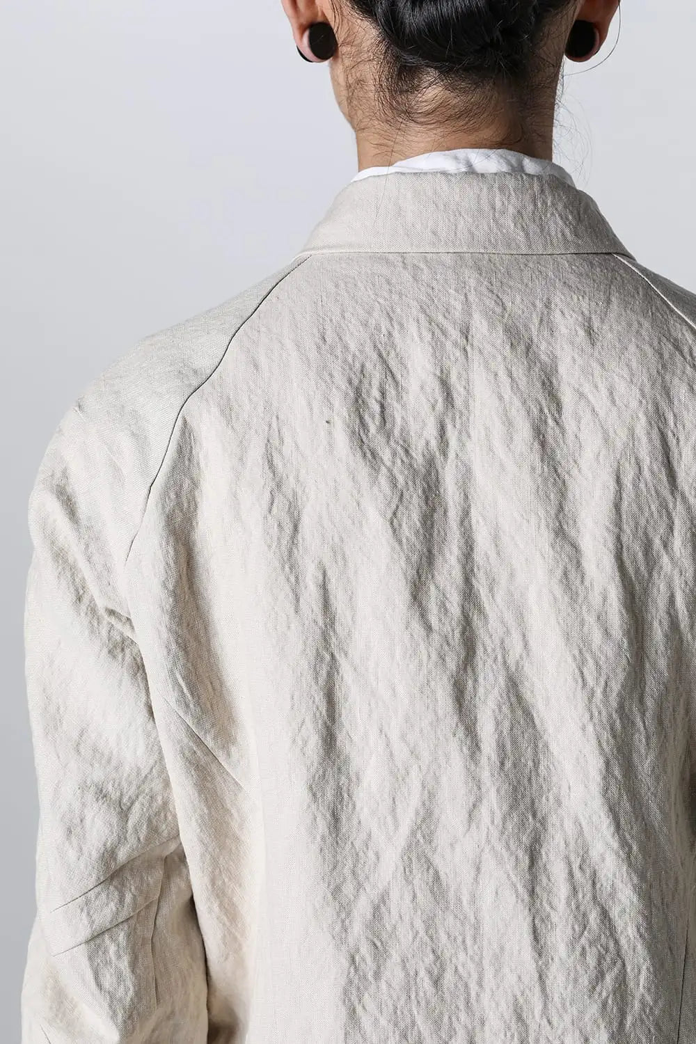 ジャケット カナパコットンメタルシュリンク