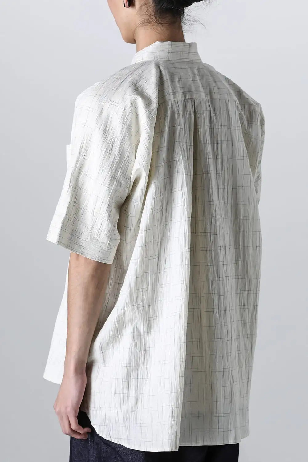 SHORT SLEEVE SHIRT	Fine Kasuri Shirting OFF