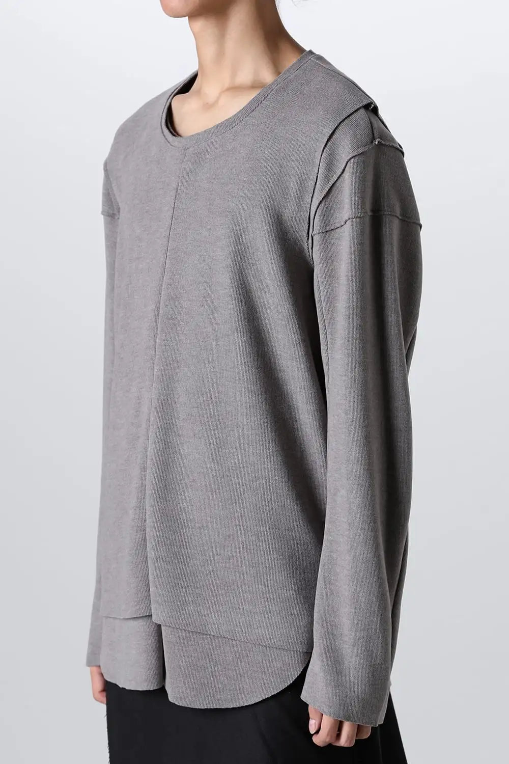Separated Knit (Vest & 2 Shoulder L/S) L.Gray