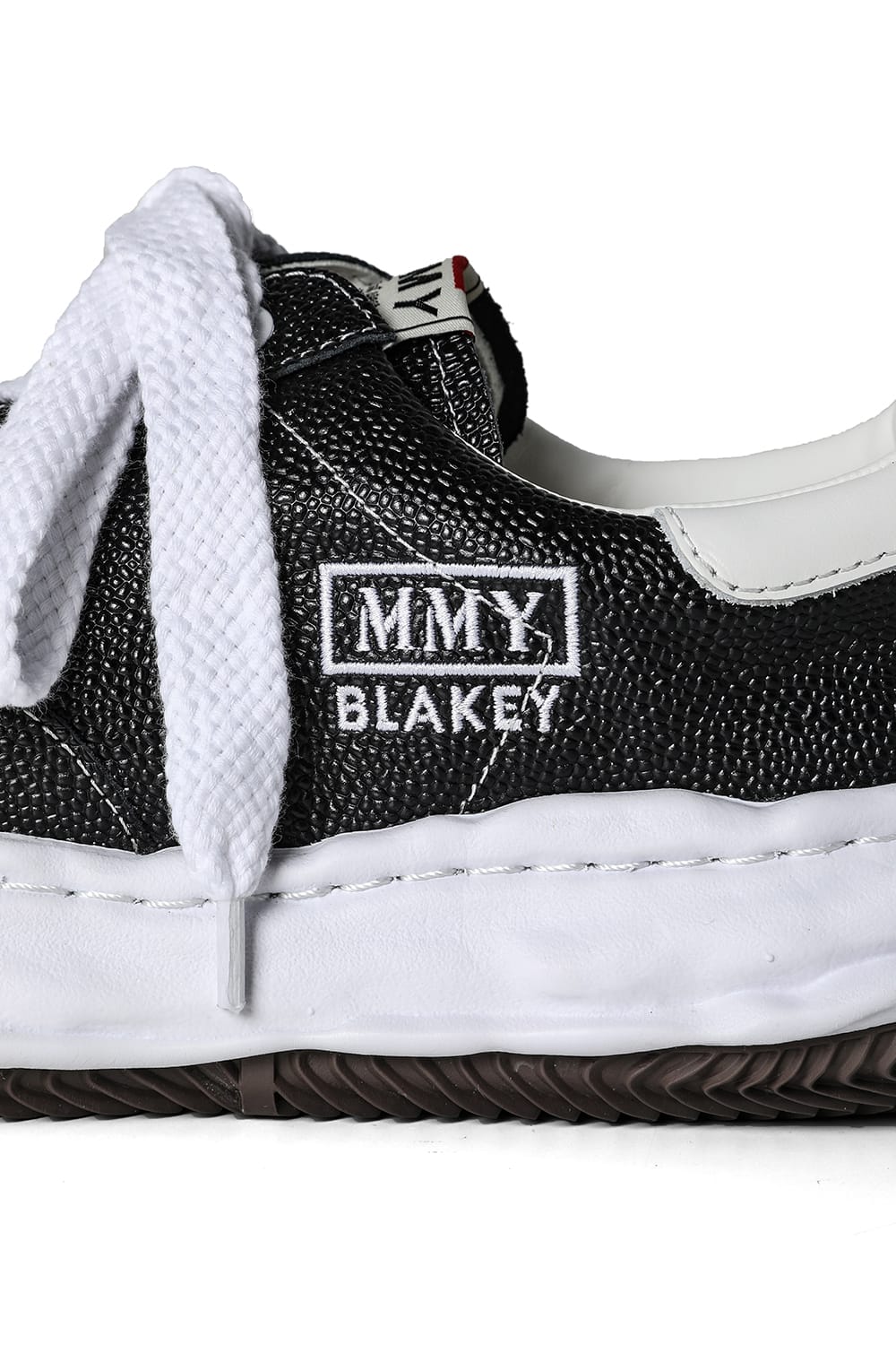 BLAKEY Original sole Embossed Leather Low-top Sneaker Black