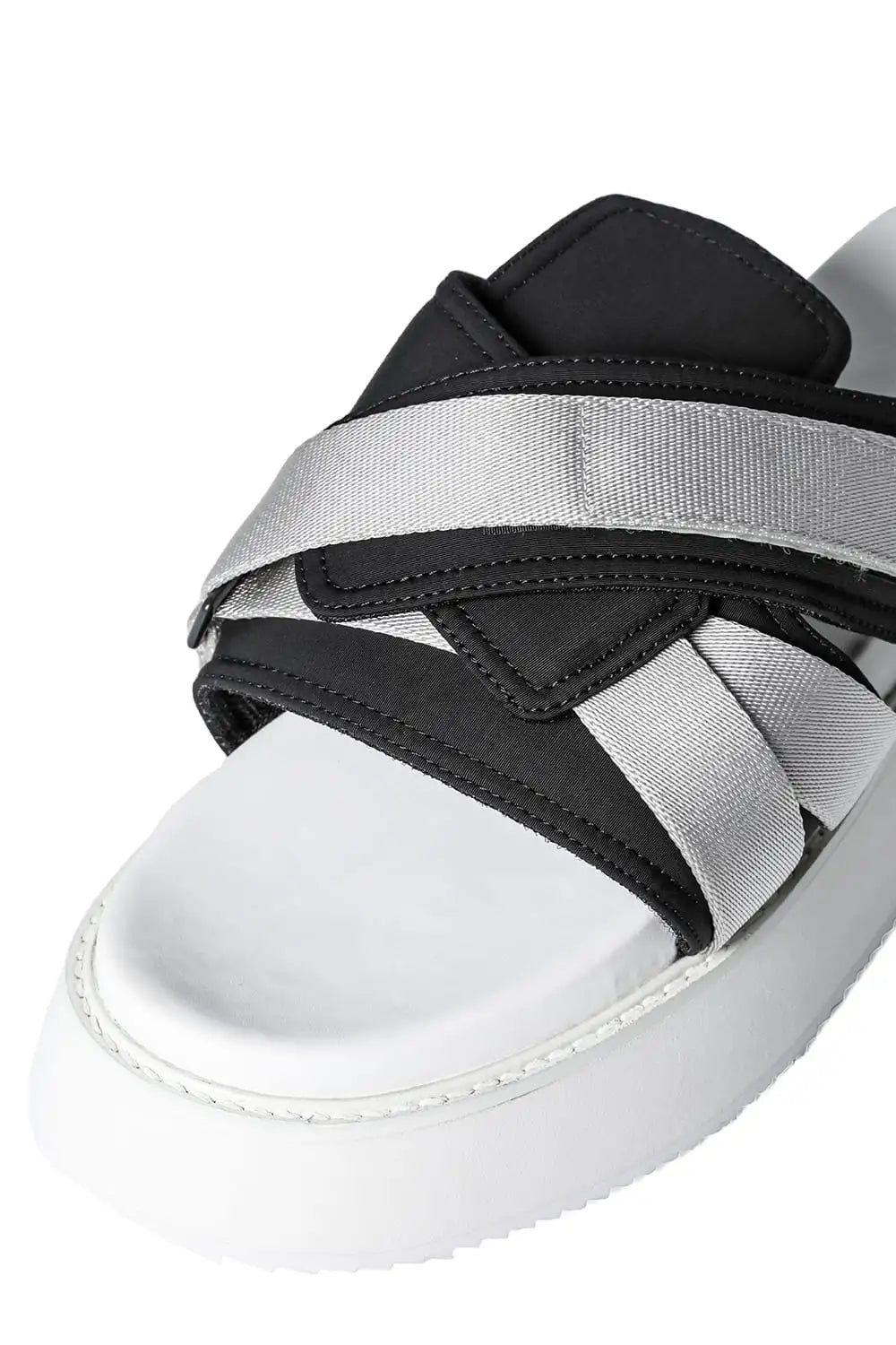 Velcro Sandal Black/White