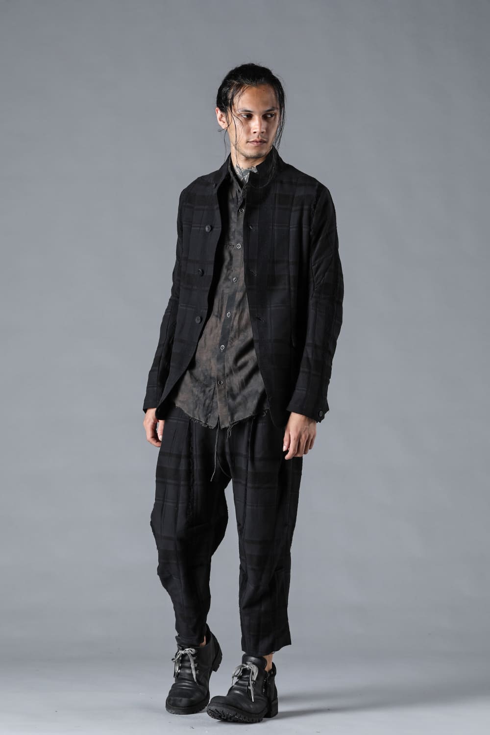 Check Jacquard Jacket