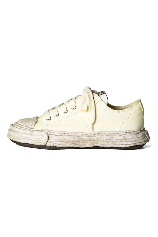 PETERSON 23 canvas garment dye Low-Top sneakers White