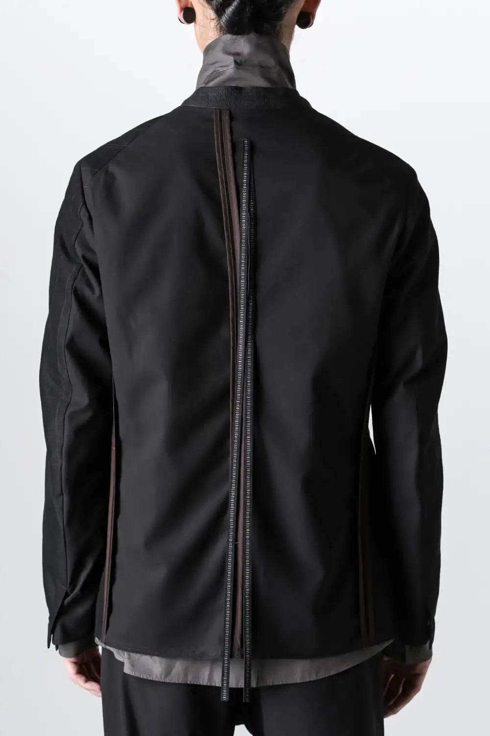 ジャケット コットン リネン ストライプ