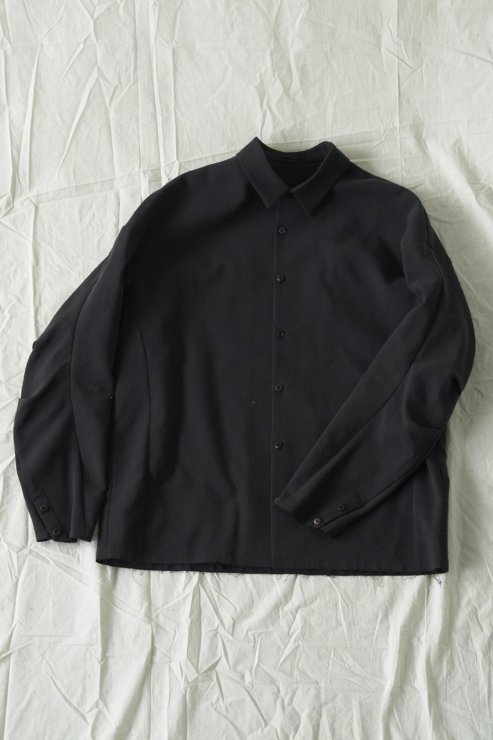 シャツ ルーズフィット コットン/シルク