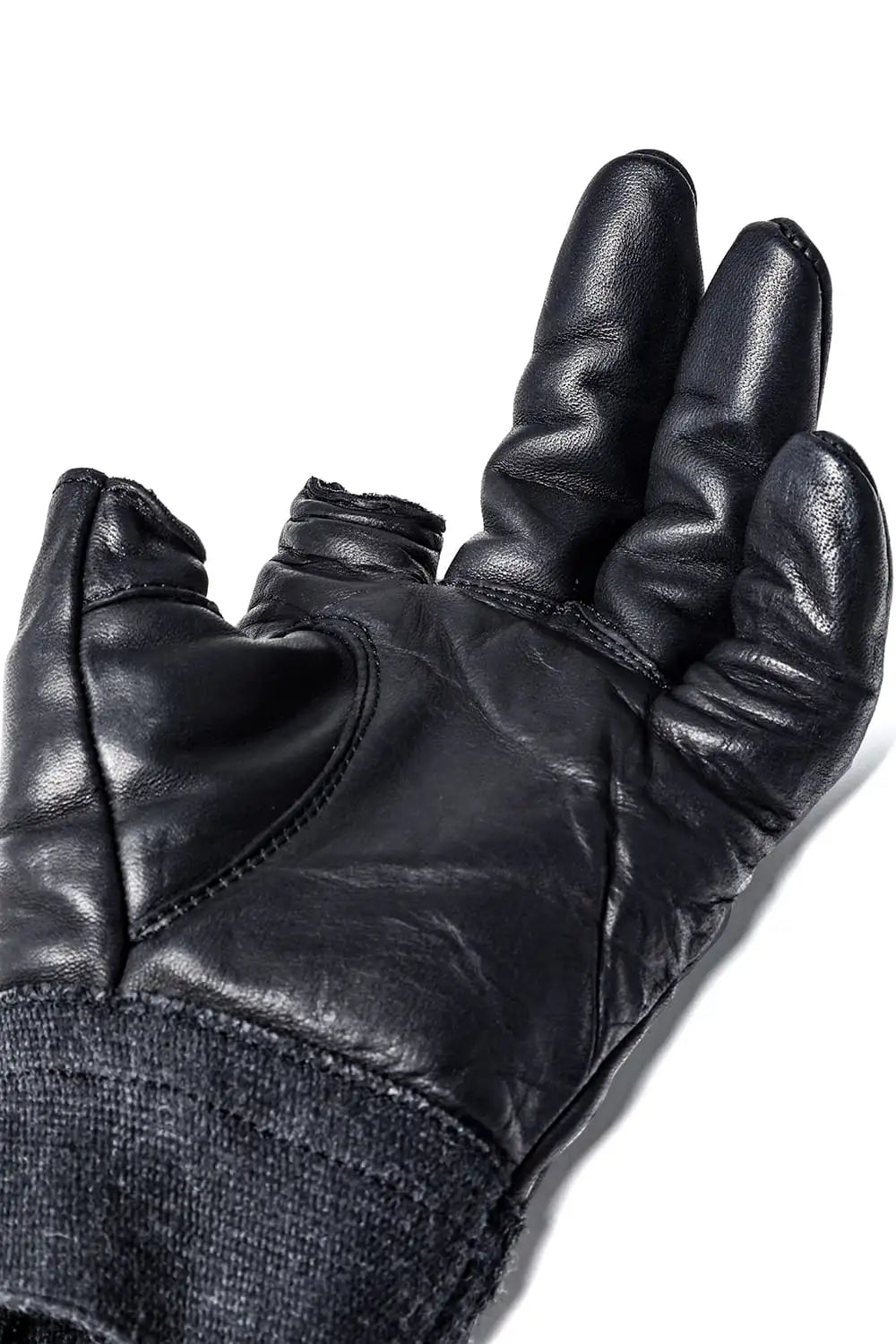 The Viridi-anne x D.HYGEN Collaboration Horse Leather Layered Gloves