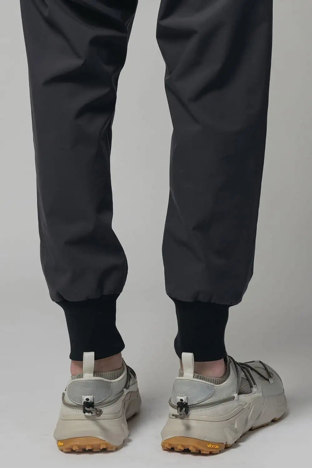 Water-Repellent Ribed Pants  Dark Gray