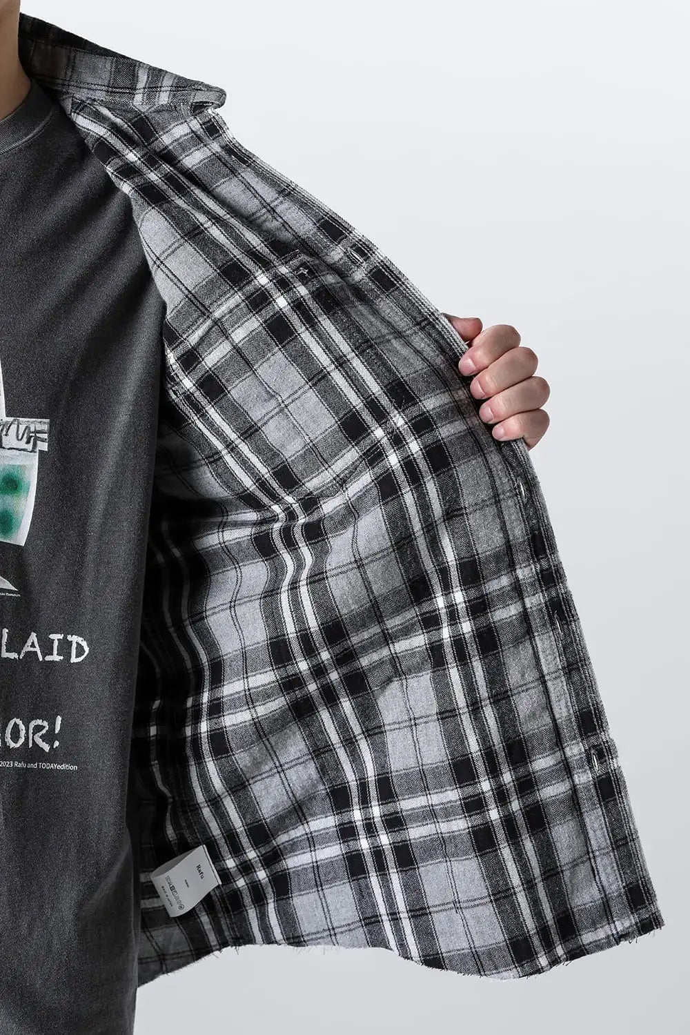 リメイクシャツ ブラック