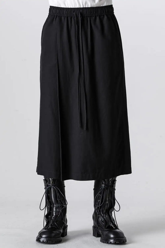 Rayon/Cotton Cloth Wide Pants