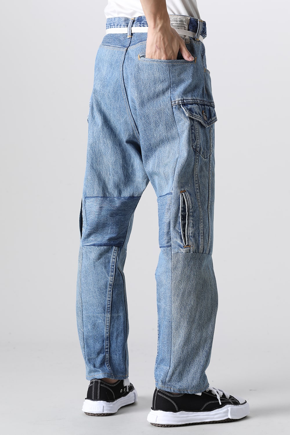 Denim Cargo Pants - M1