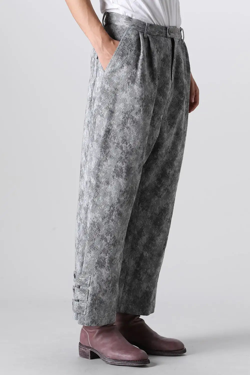 Pre-dyed Jacquard Pants