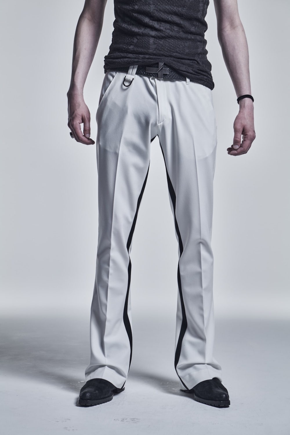 Inside Tape Slacks White