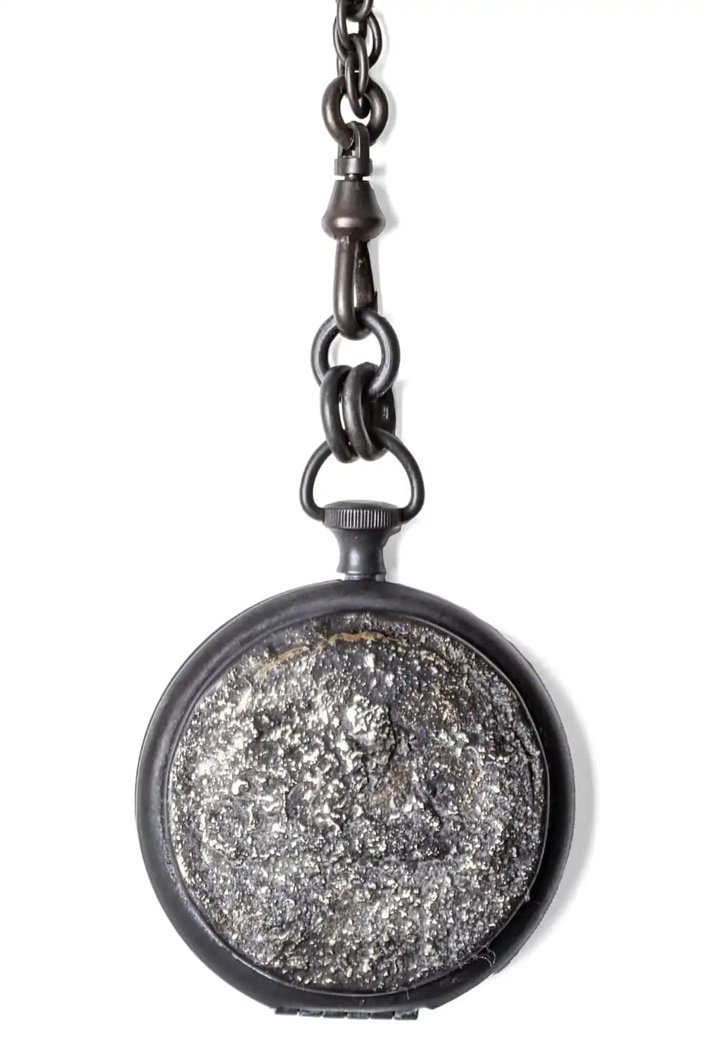 Meteoritic Texture Pocket Watch Style Pendent 04