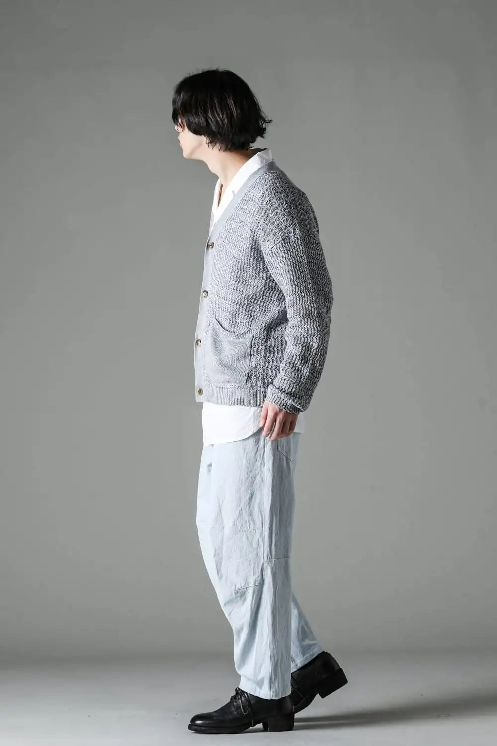 ディバーテッド リブカーディガン