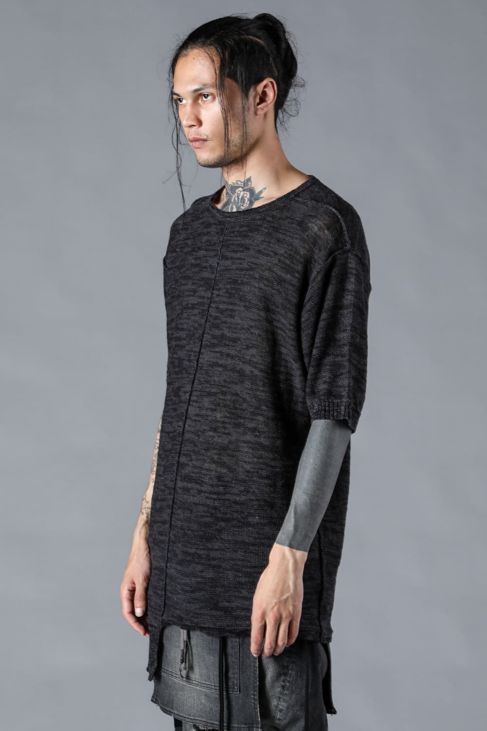 リネンニットTシャツ