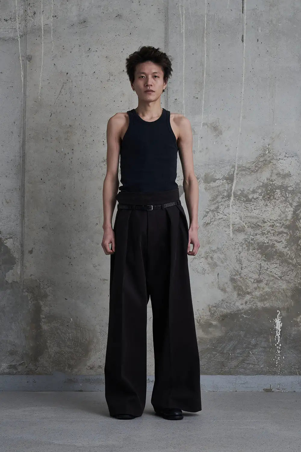 ライヒ プリーテッド トラウザーズ