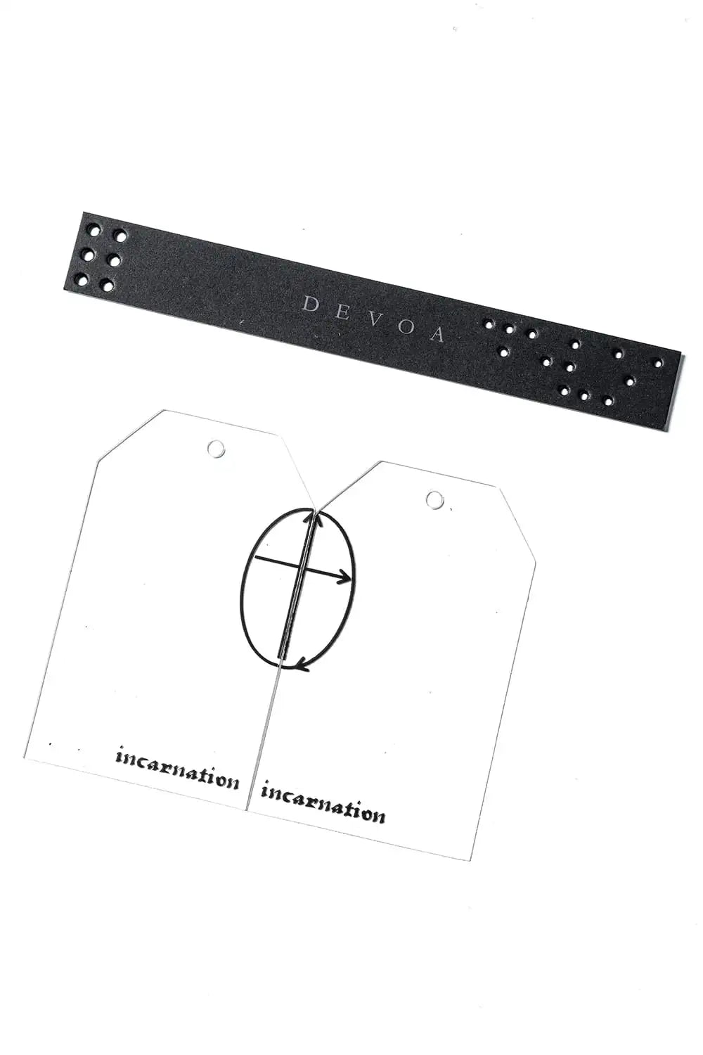 incarnation × DEVOA Boots Horse leather garment dyed Black