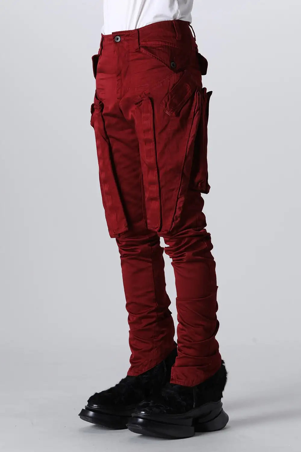 Tactical Skinny Pants  Red