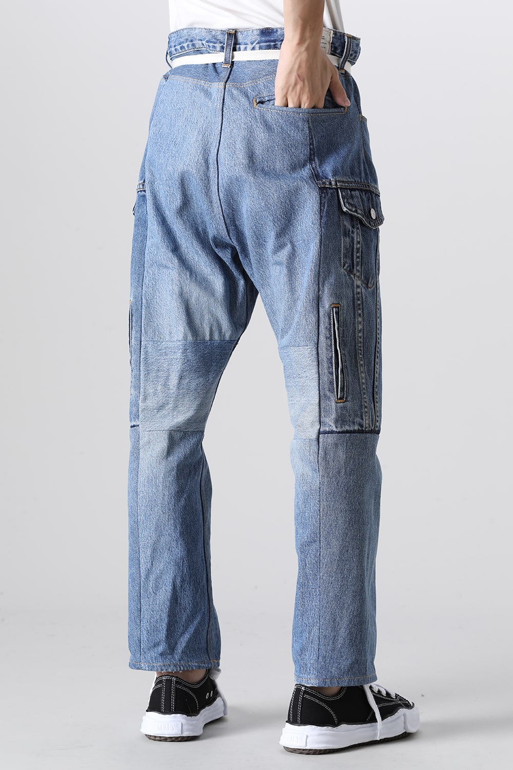 Denim Cargo Pants - M2