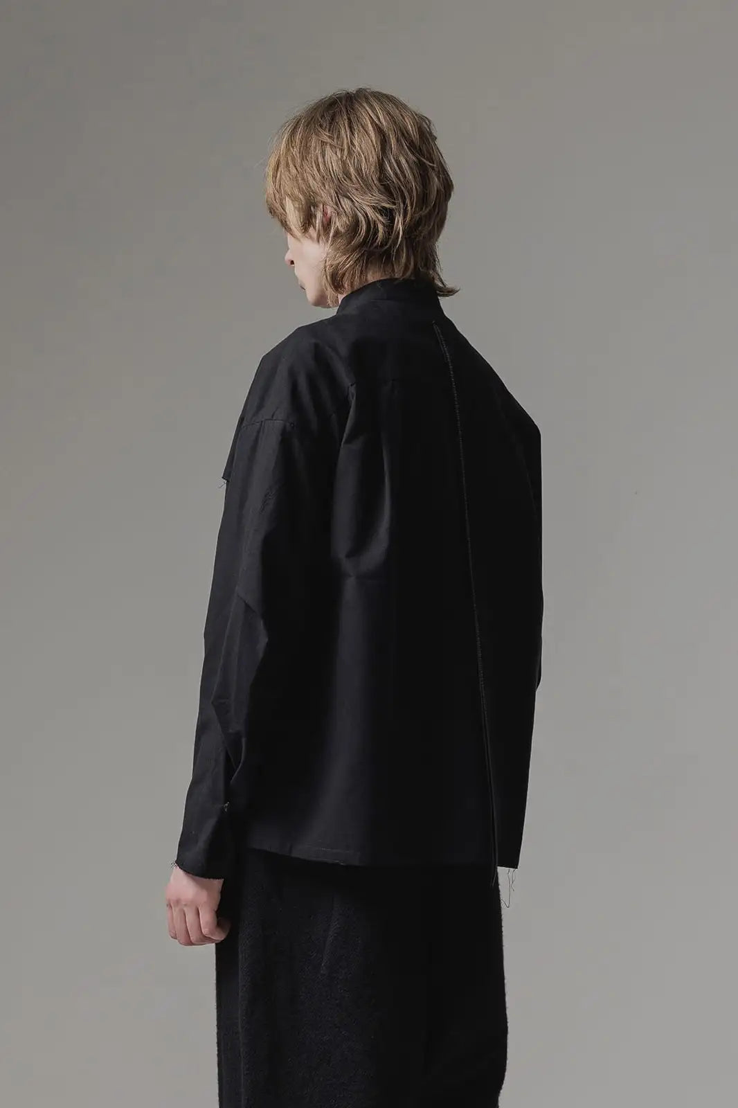 シャツ ノイル シルク コットン グログラン