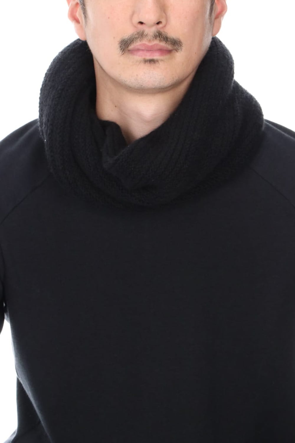 Snood wool / cashmere Black