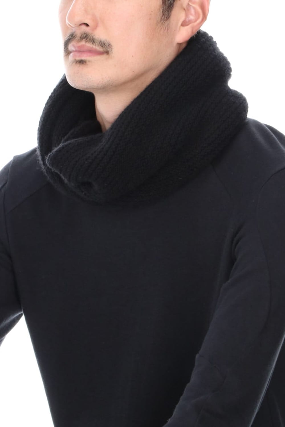 Snood wool / cashmere Black