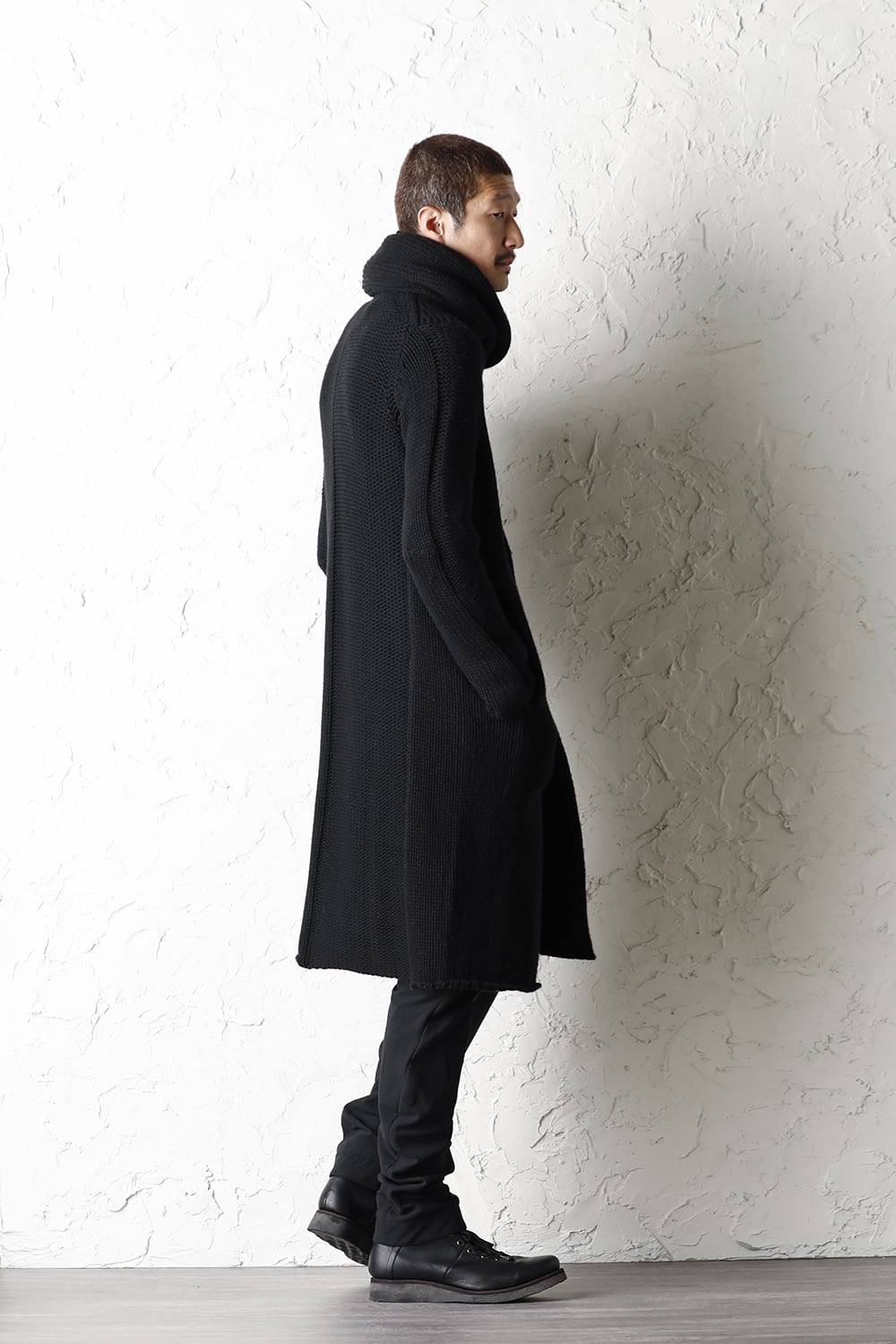 Snood wool / cashmere Black