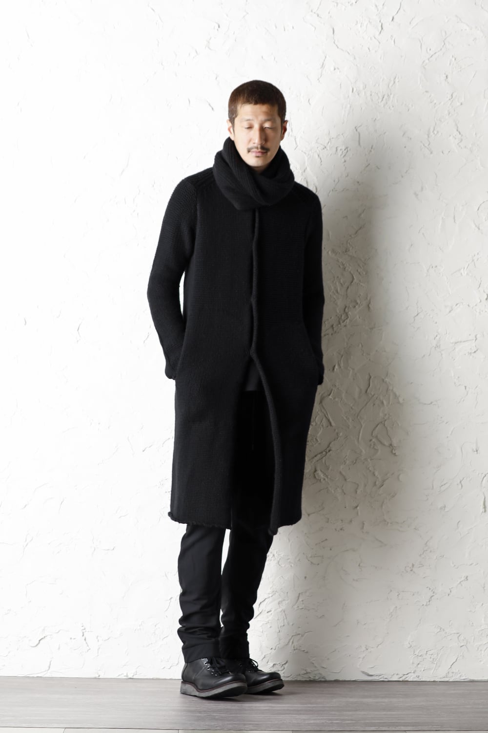 Snood wool / cashmere Black