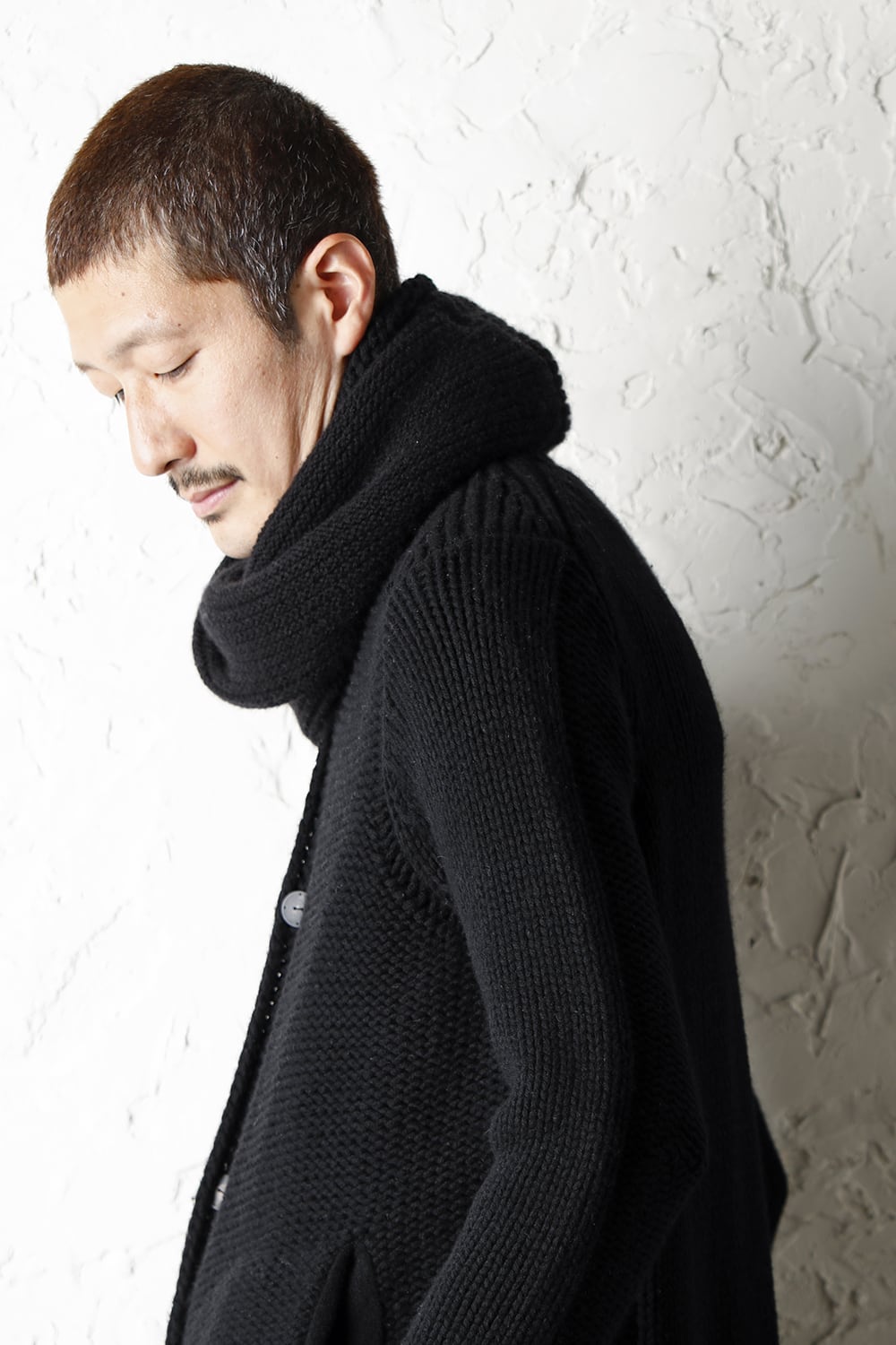 Snood wool / cashmere Black