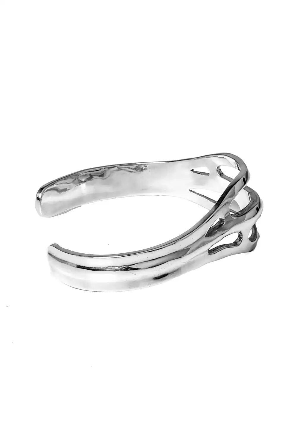 fangophilia × JULIUS Wrist Cover Bangle Silver